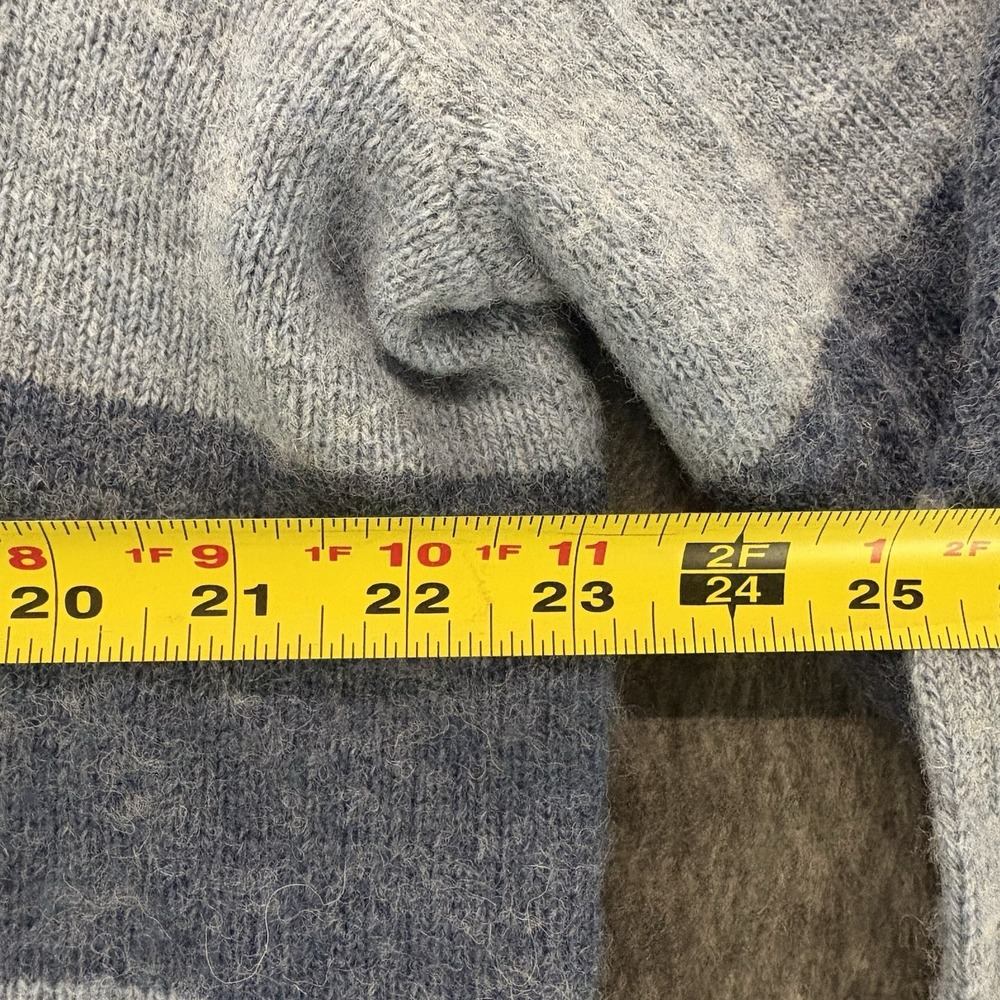 POLO RALPH LAUREN Men's Blue Striped 100% Wool Rugby Sweater Shirt RTL $298 XL - Picture 4 of 7